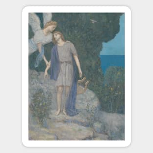 The Poet by Pierre Puvis de Chavannes Magnet